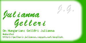 julianna gelleri business card